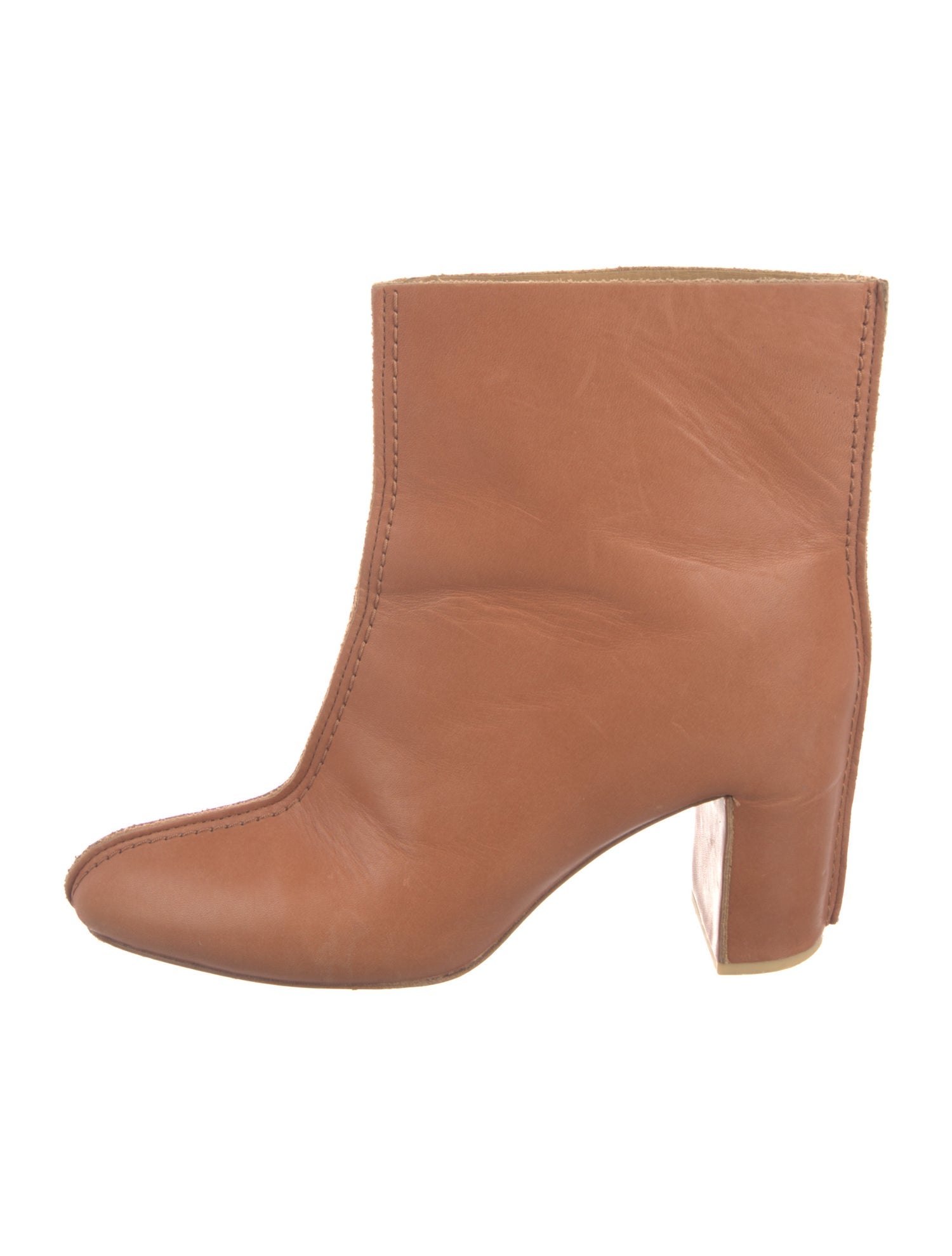 Jil Sander Navy Leather Boots