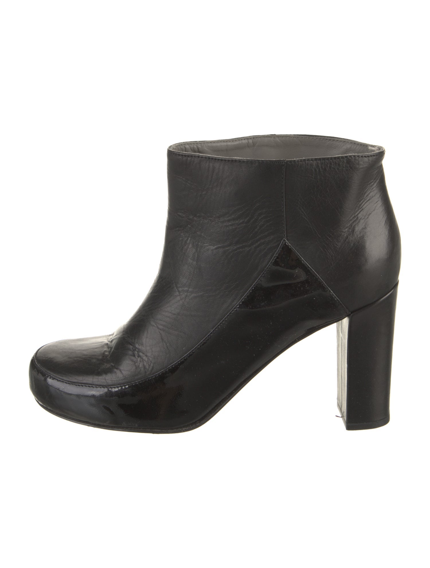 Jil Sander Navy Leather Boots