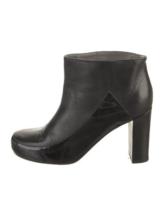 Jil Sander Navy Leather Boots