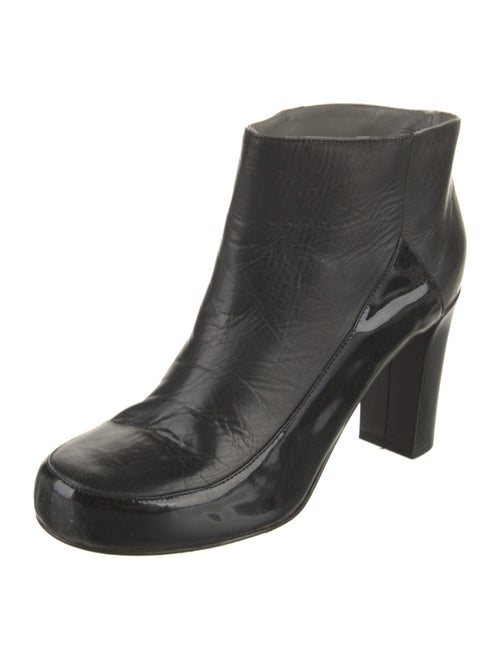 Jil Sander Navy Leather Boots