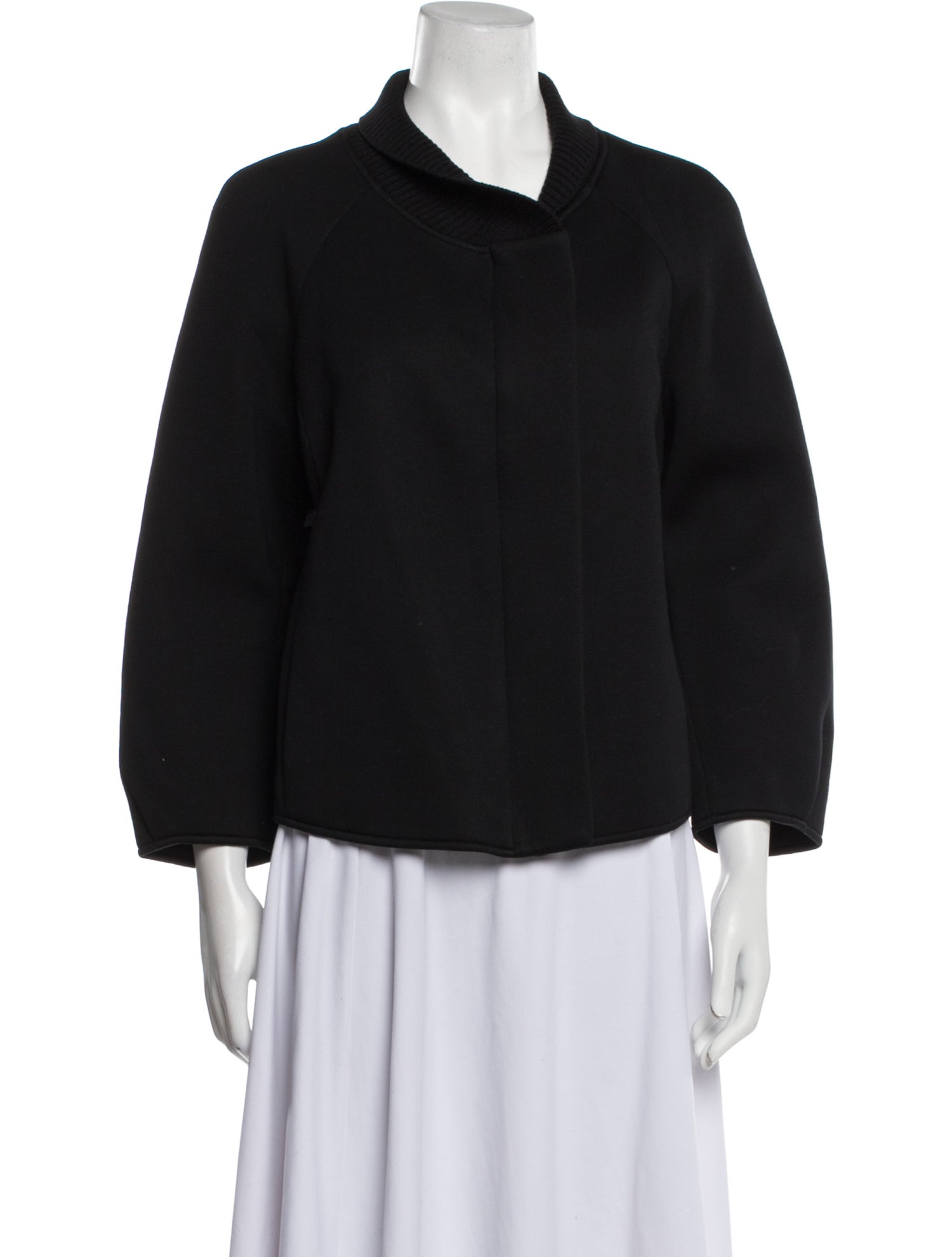 Jil Sander Navy Virgin Wool Blazer