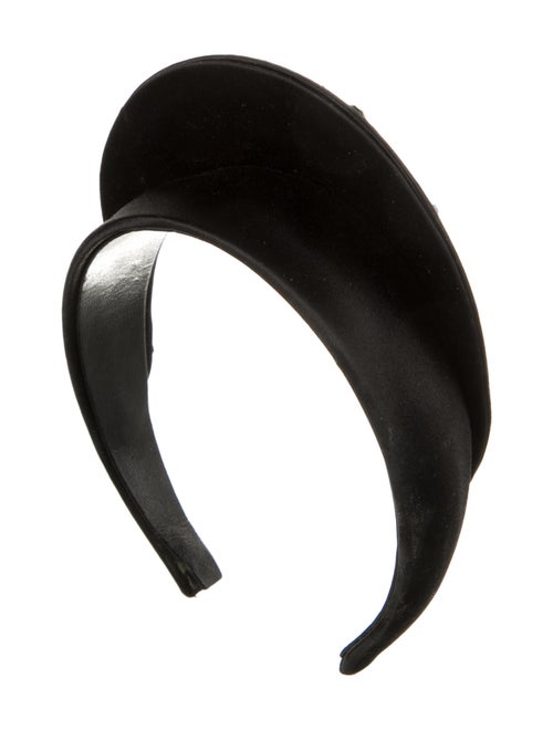 Jil Sander Navy Beaded embellished headband