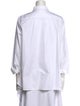 Jil Sander Navy Three-Quarter Sleeve Button-Up Top