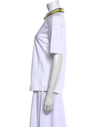 Jil Sander Navy Short Sleeve Polo