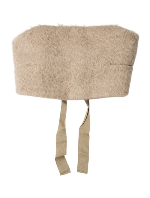 Jil Sander Navy tonal stitching Scarf