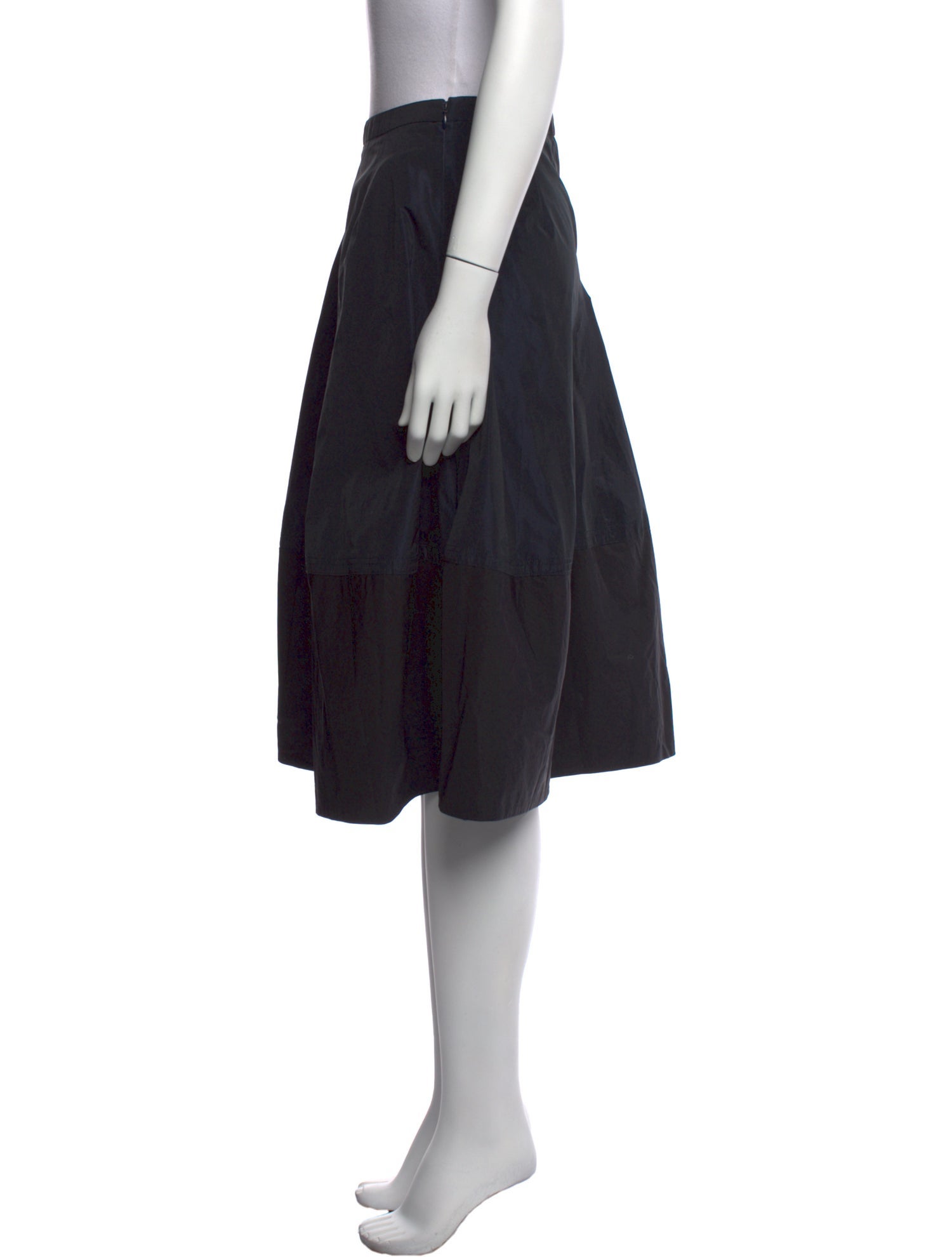 Jil Sander Navy Knee-Length Skirt