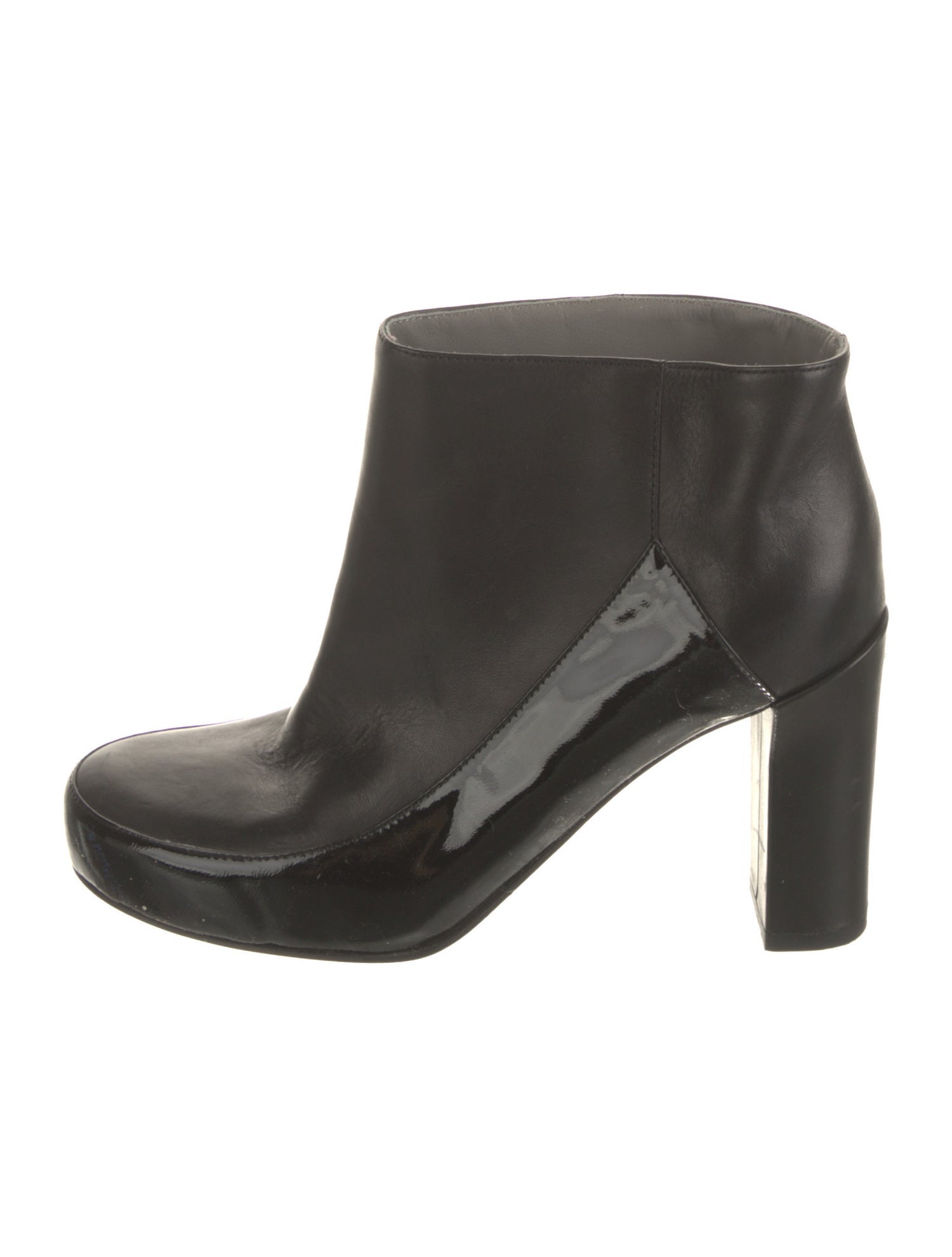 Jil Sander Navy Leather Boots