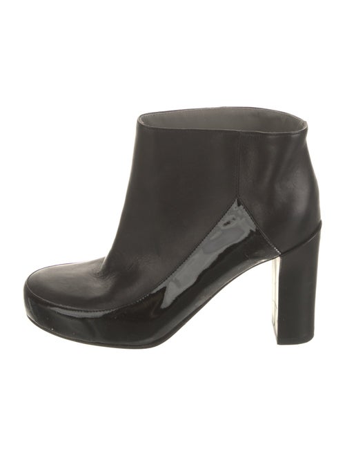 Jil Sander Navy Leather Boots