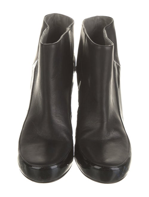 Jil Sander Navy Leather Boots