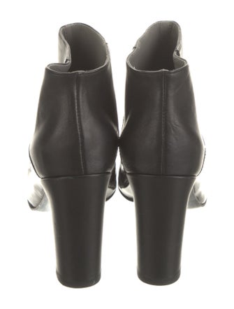 Jil Sander Navy Leather Boots