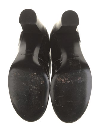Jil Sander Navy Leather Boots