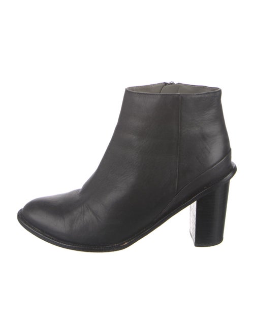 Jil Sander Navy Leather Boots