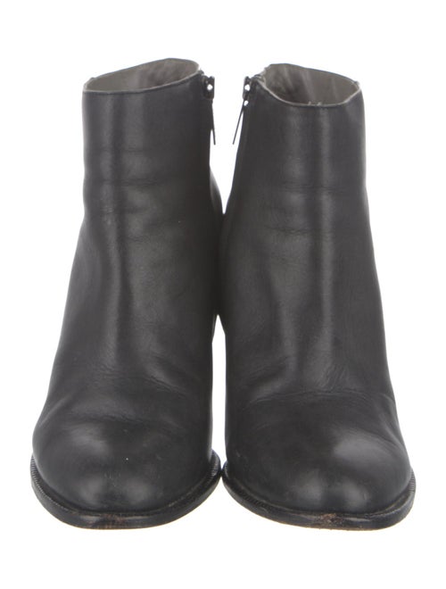 Jil Sander Navy Leather Boots