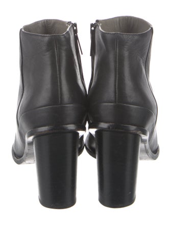 Jil Sander Navy Leather Boots