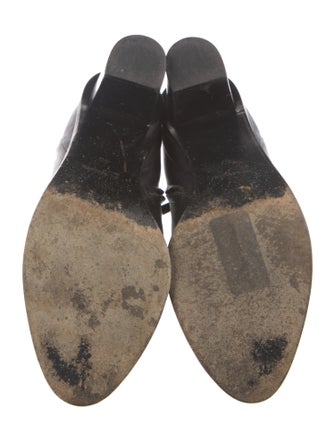 Jil Sander Navy Leather Boots