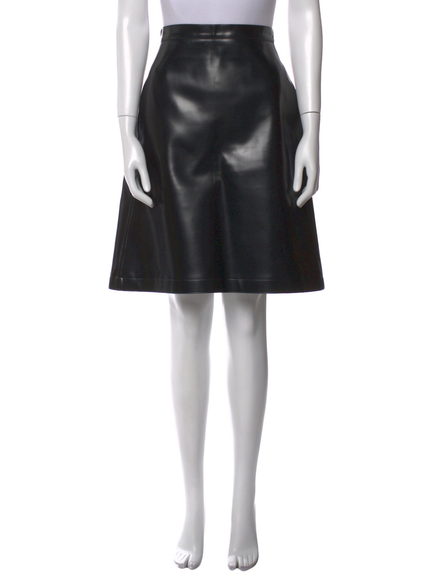 Jil Sander Navy Knee-Length Skirt