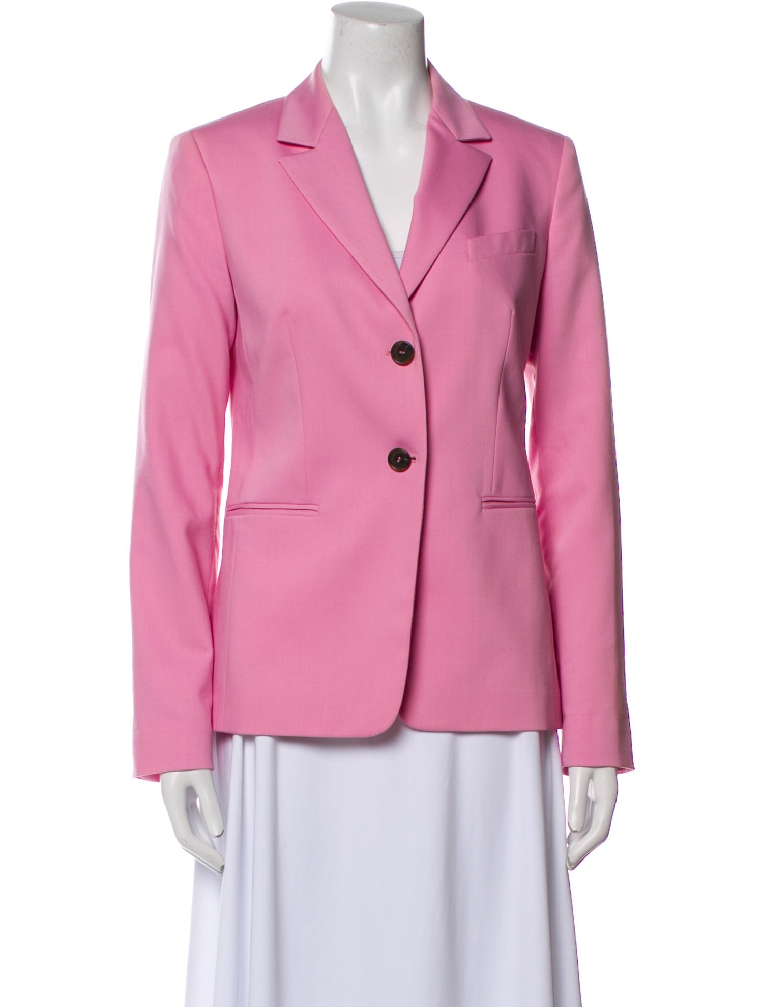 Jil Sander Navy Silk Blazer