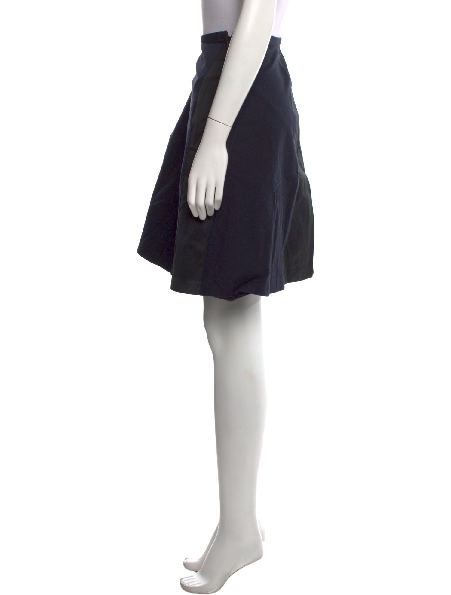 Jil Sander Navy Knee-Length Skirt