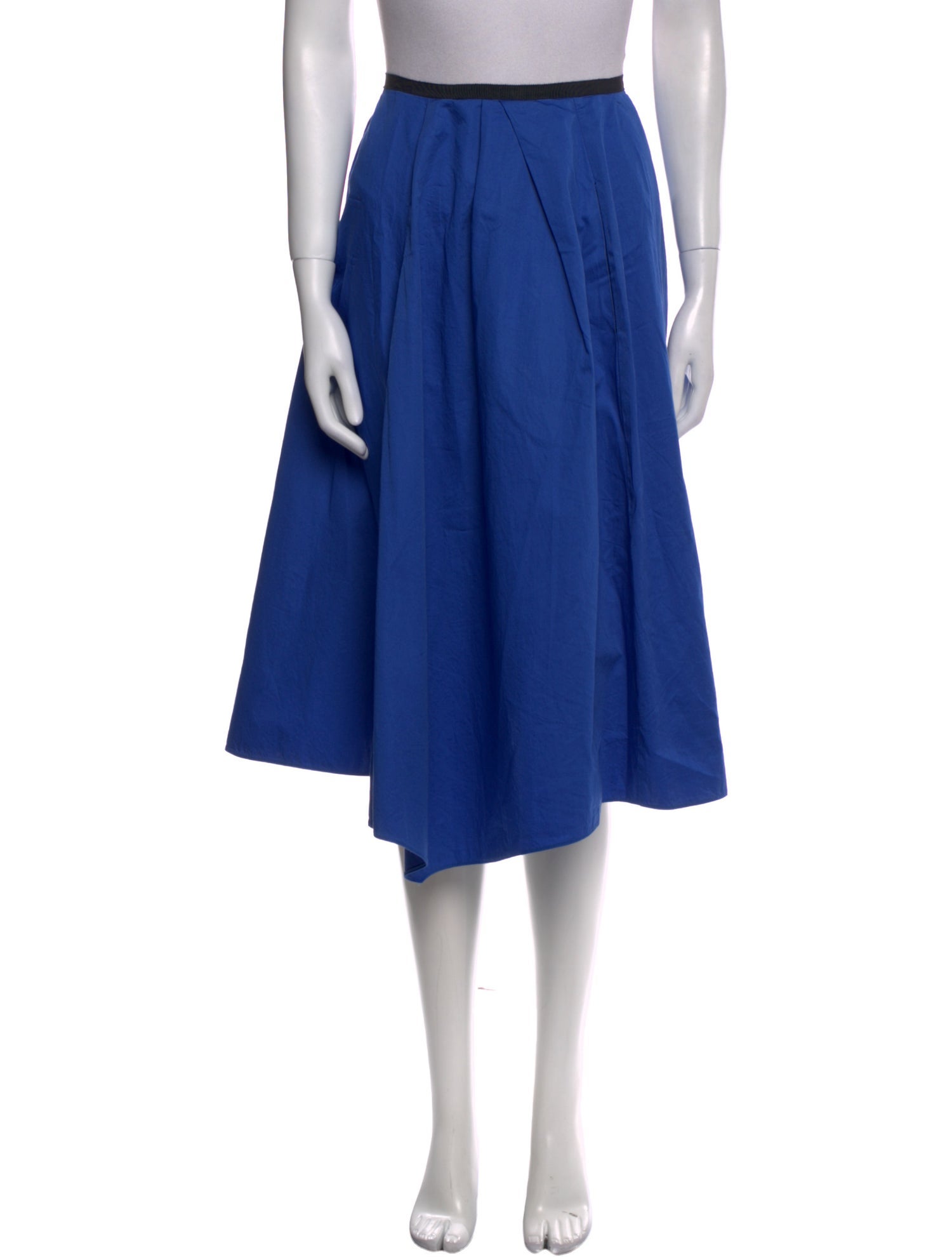 Jil Sander Navy Knee-Length Skirt