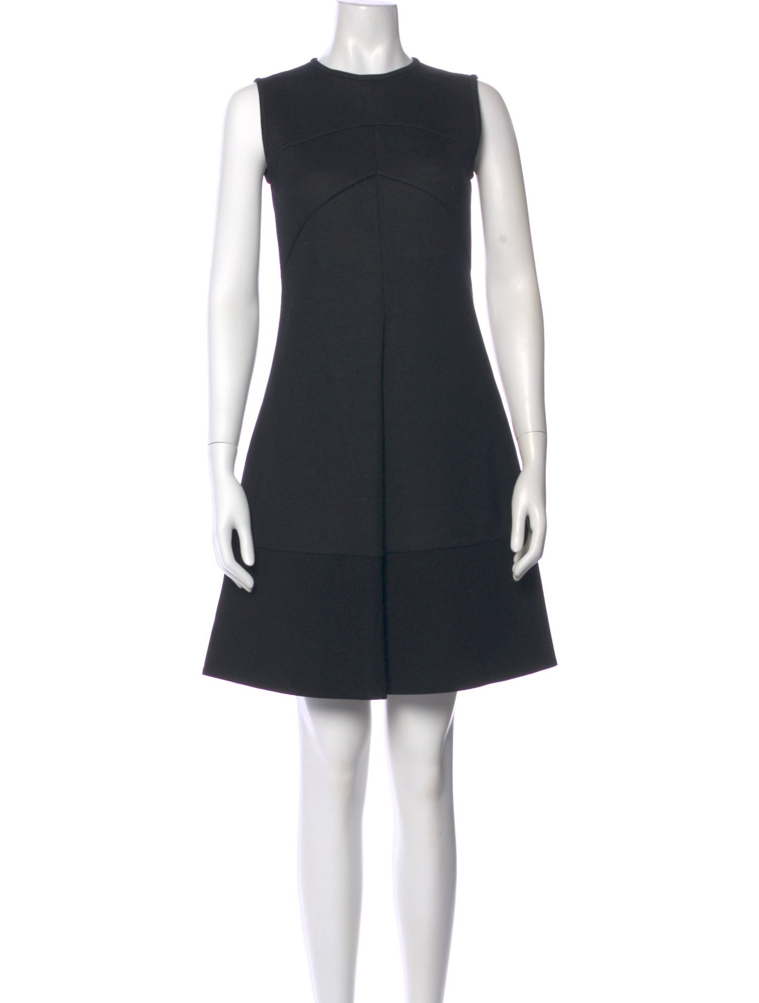 Jil Sander Navy Crew Neck Mini Dress