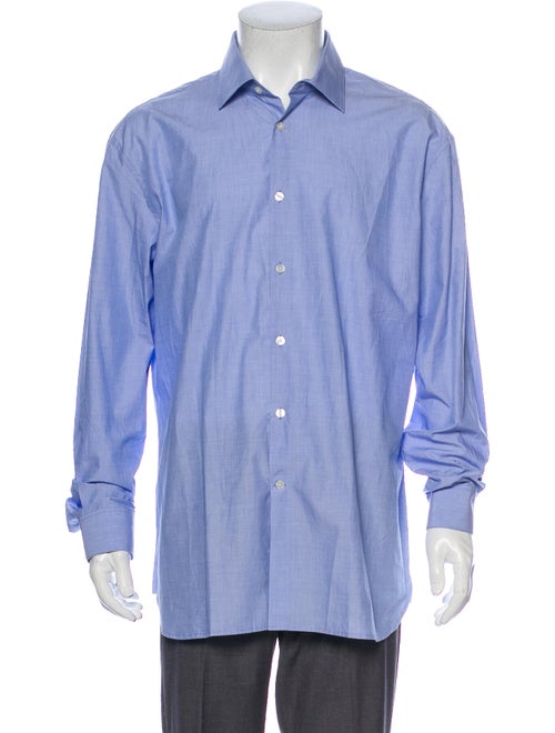 John Varvatos Star USA Long Sleeve Dress Shirt Blu