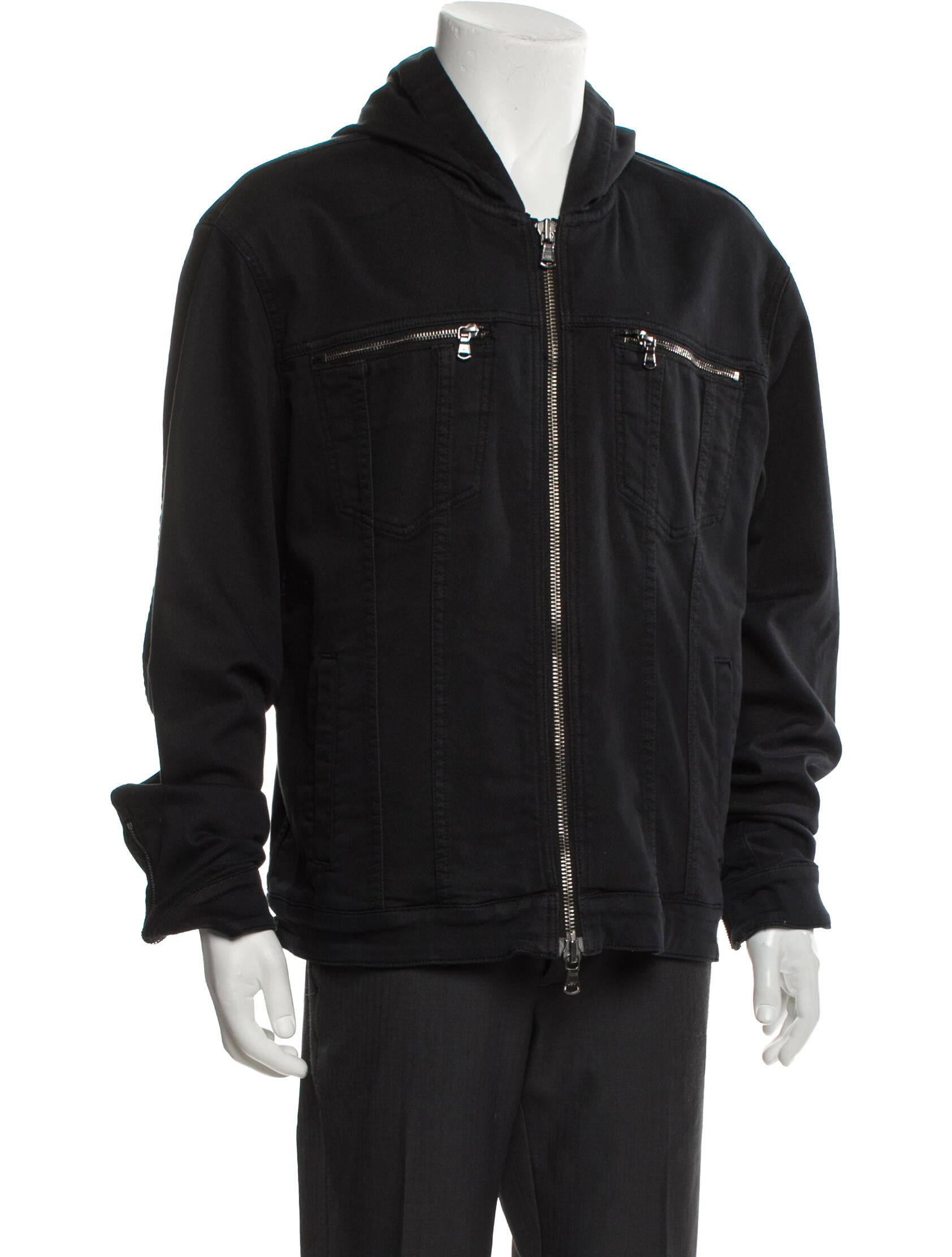 John Varvatos Star USA Graphic Print Moto Jacket