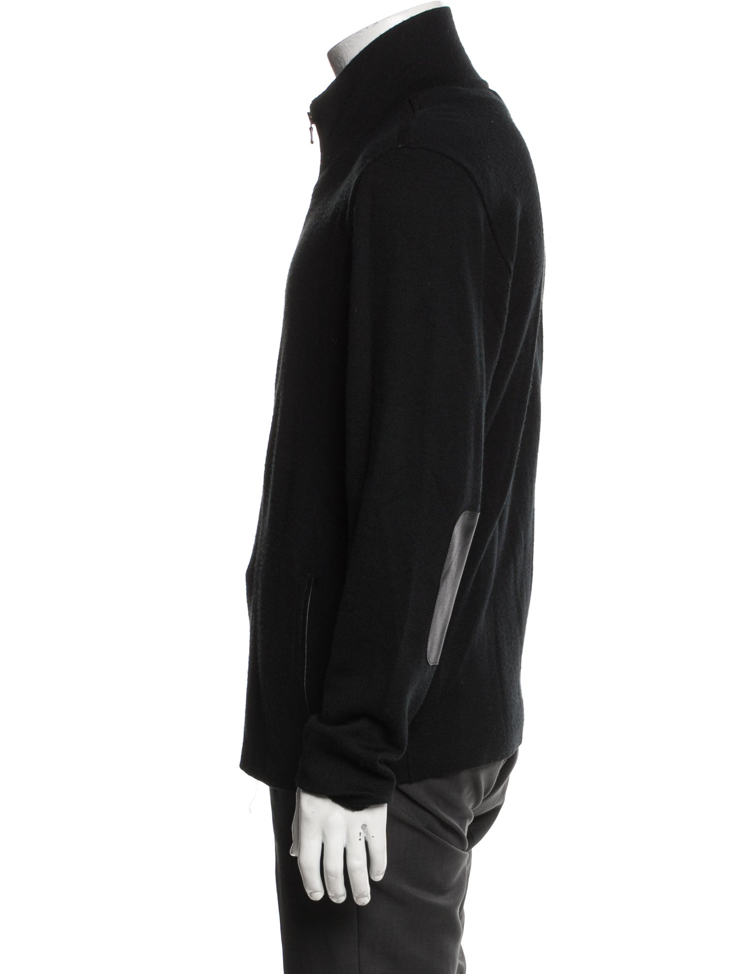 John Varvatos Star USA Turtleneck Long Sleeve Cardigan