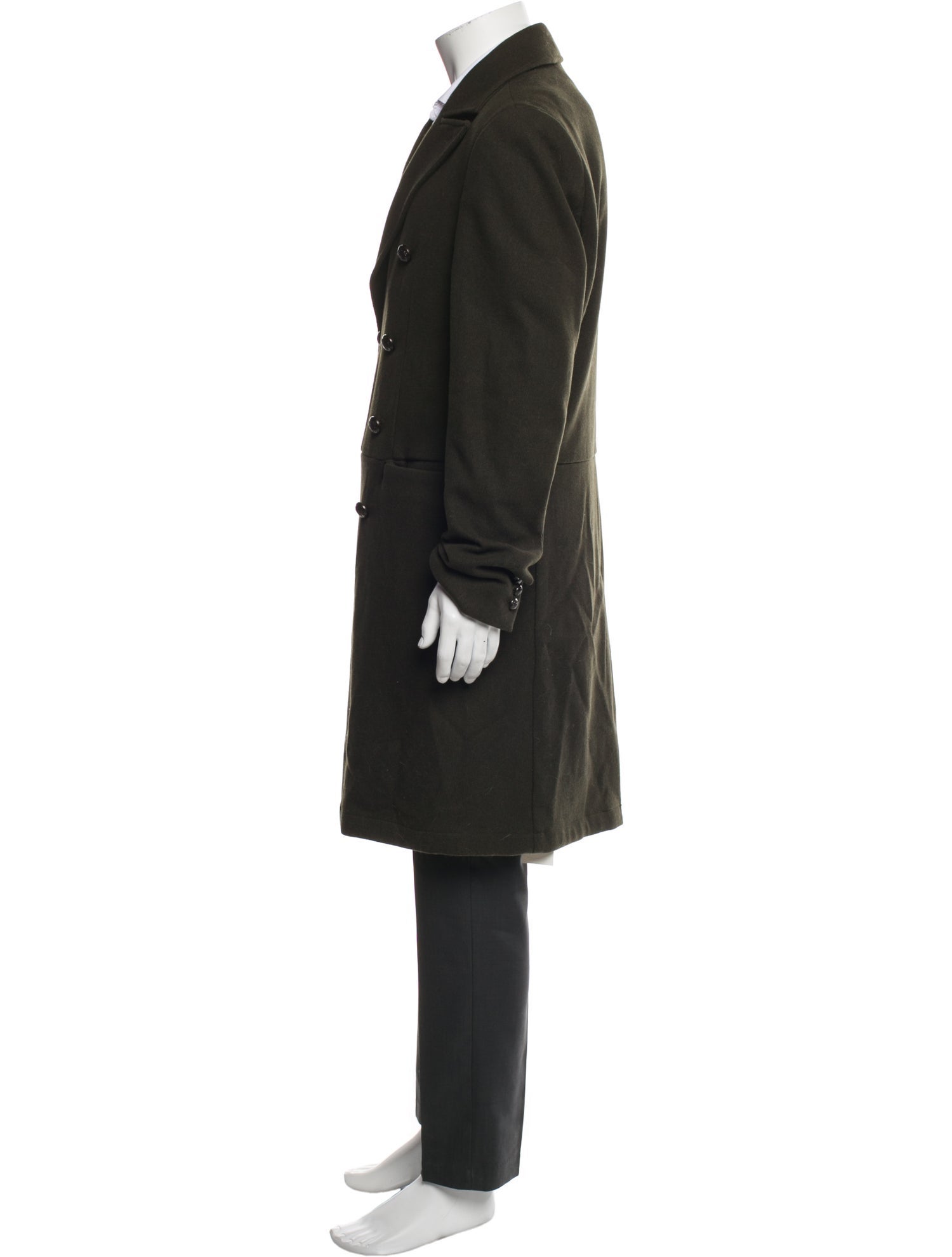 John Varvatos Star USA Wool Trench Coat