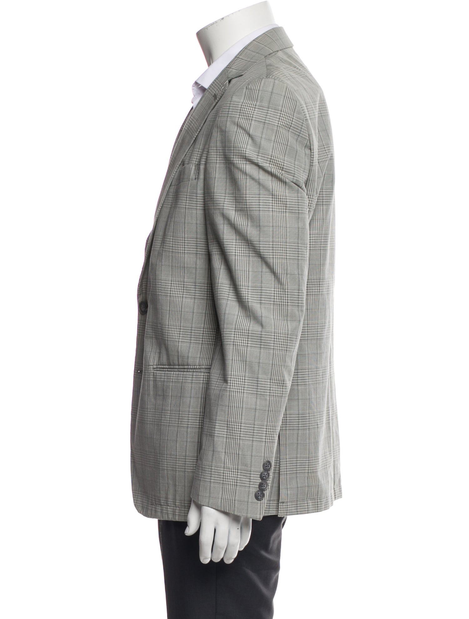 John Varvatos Star USA Plaid Print Jacket