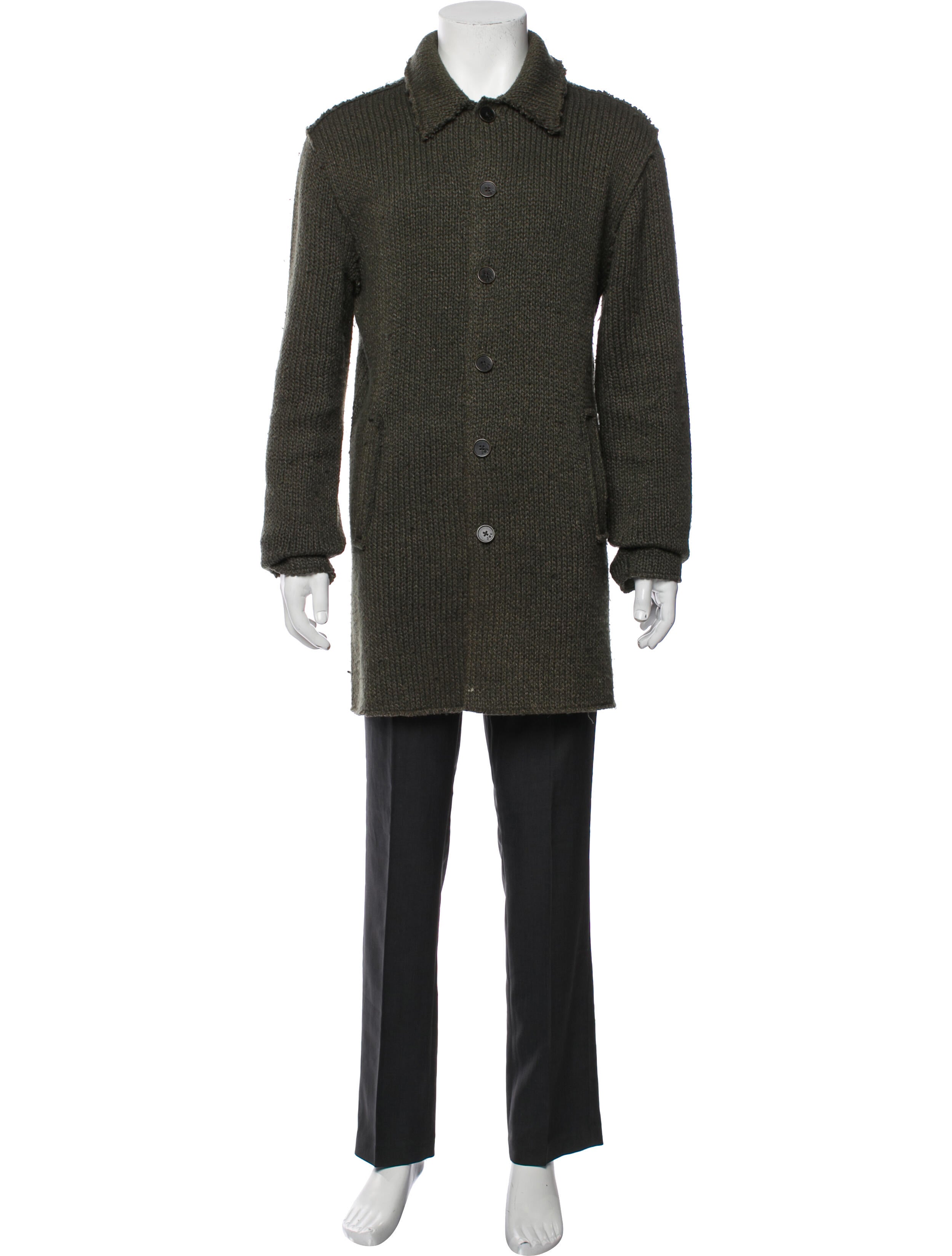 John Varvatos Star USA Linen Overcoat