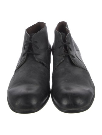 John Varvatos Star USA Leather Lace-Up Boots