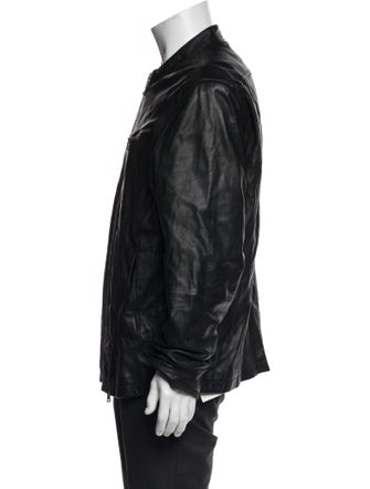 John Varvatos Star USA Lambskin Bomber Jacket