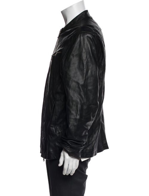 John Varvatos Star USA Lambskin Bomber Jacket