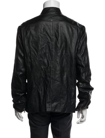 John Varvatos Star USA Lambskin Bomber Jacket