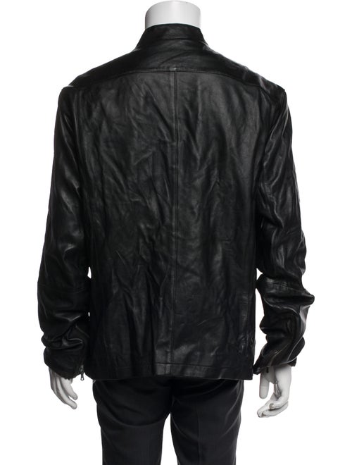 John Varvatos Star USA Lambskin Bomber Jacket