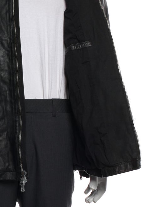 John Varvatos Star USA Lambskin Bomber Jacket