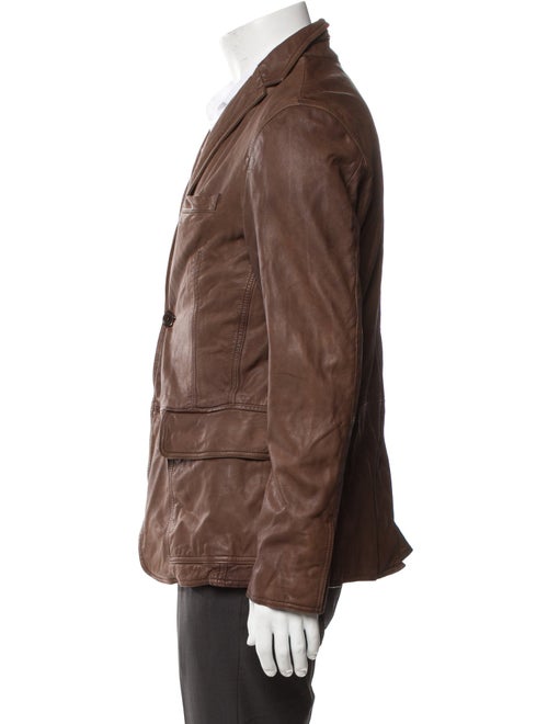 John Varvatos Star USA Lambskin Moto Jacket