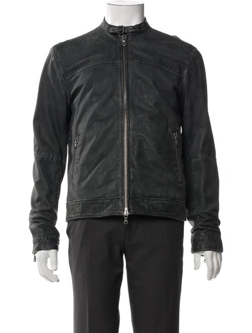 John Varvatos Star USA Leather Moto Jacket