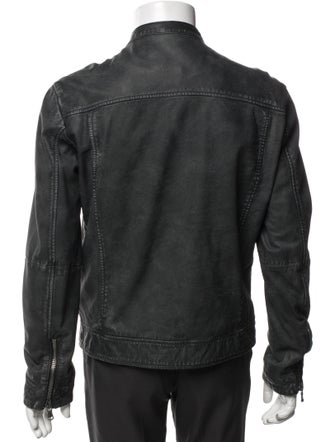 John Varvatos Star USA Leather Moto Jacket