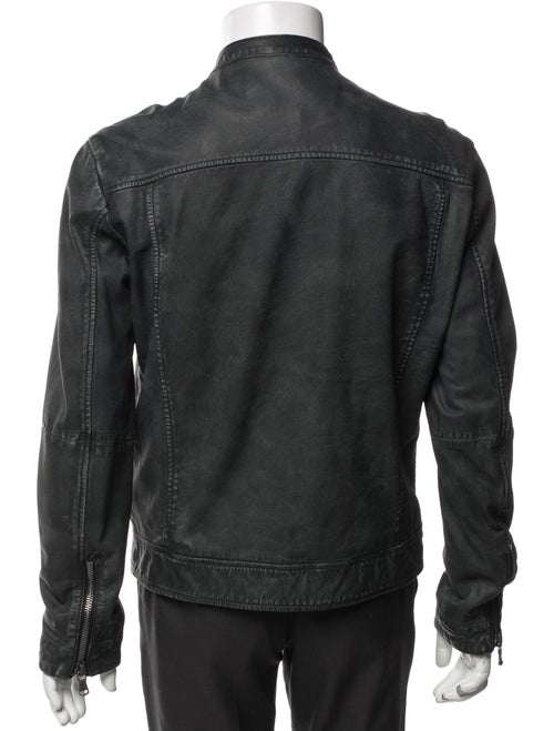 John Varvatos Star USA Leather Moto Jacket