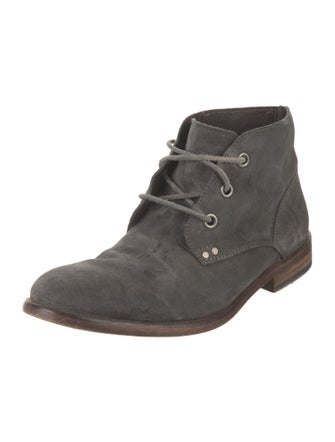 John Varvatos Star USA Suede Lace-Up Boots