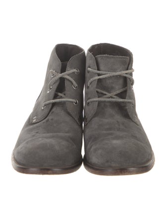 John Varvatos Star USA Suede Lace-Up Boots