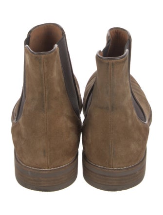 John Varvatos Star USA Suede Chelsea Boots