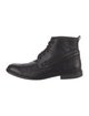 John Varvatos Star USA Leather Lace-Up Boots