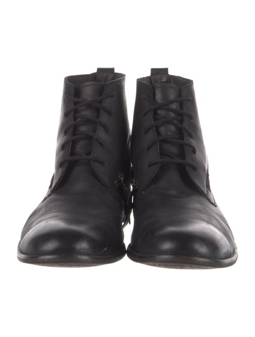 John Varvatos Star USA Leather Lace-Up Boots