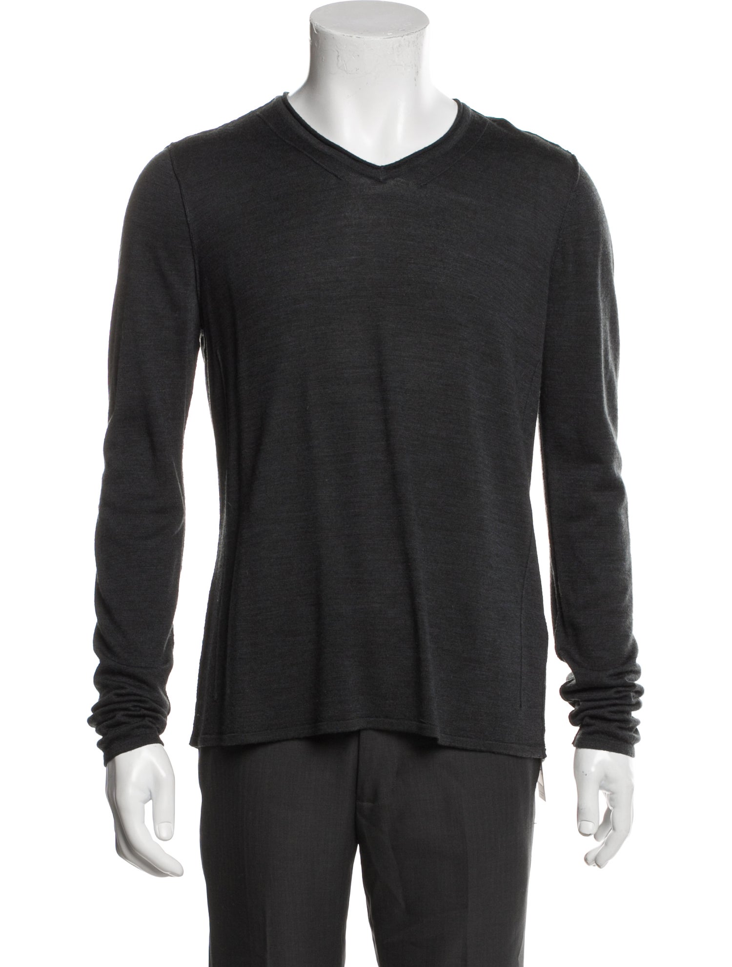 John Varvatos Star USA V-Neck Long Sleeve Pullover