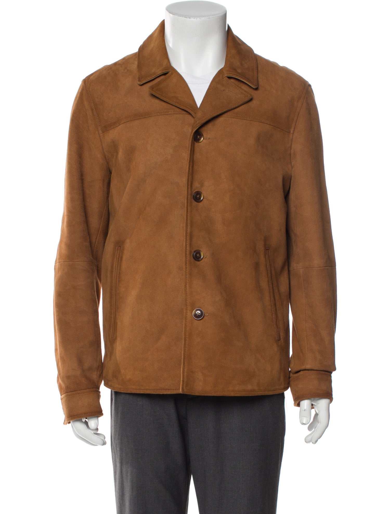 John Varvatos Star USA Leather Coat