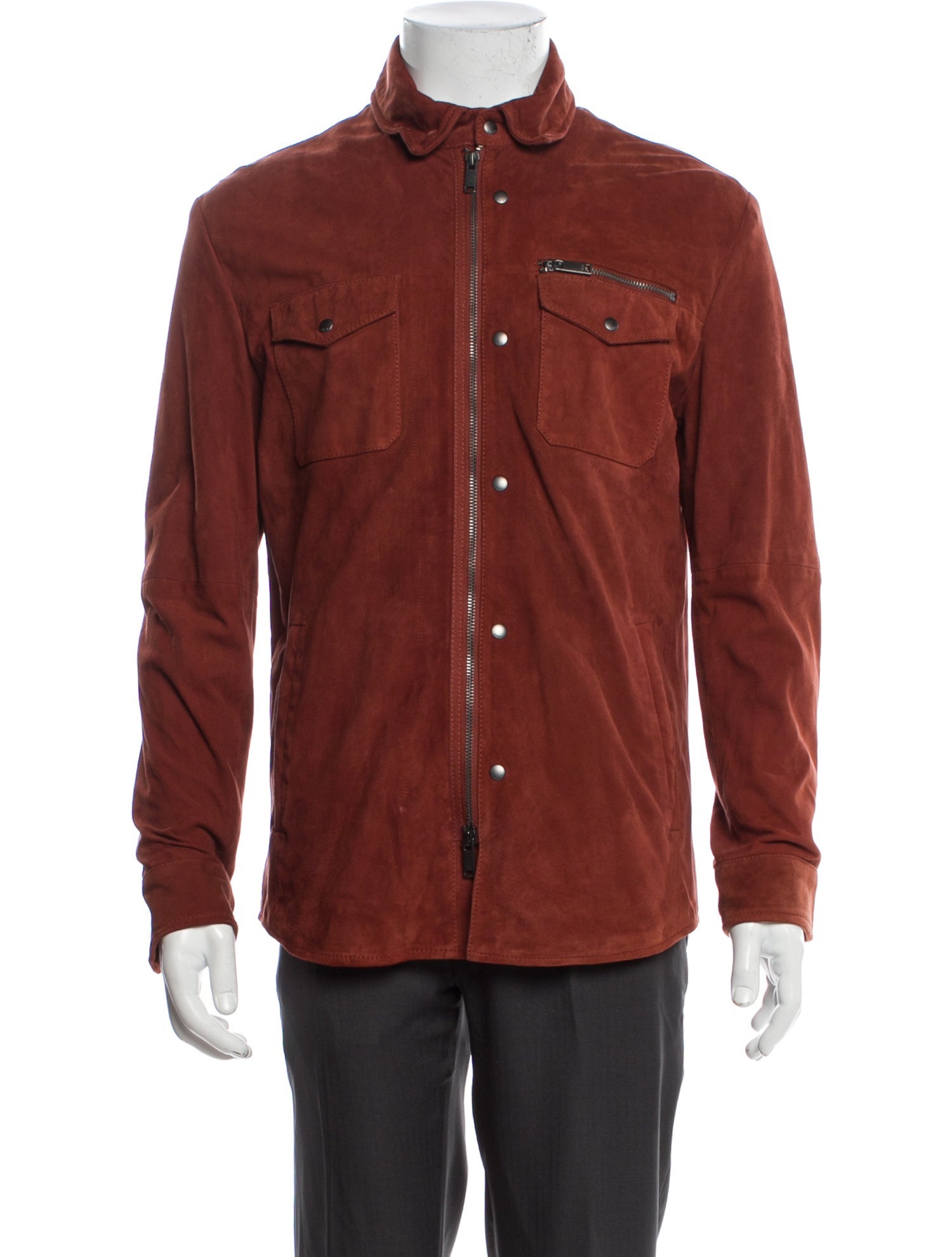 John Varvatos Star USA Calfskin Utility Jacket