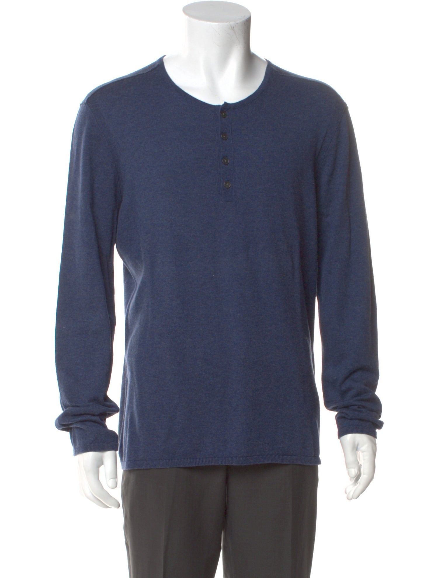 John Varvatos Star USA Scoop Neck Long Sleeve Pullover
