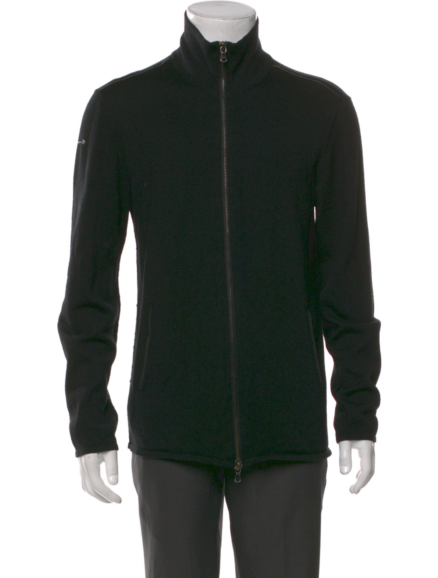 John Varvatos Star USA Turtleneck Long Sleeve Cardigan